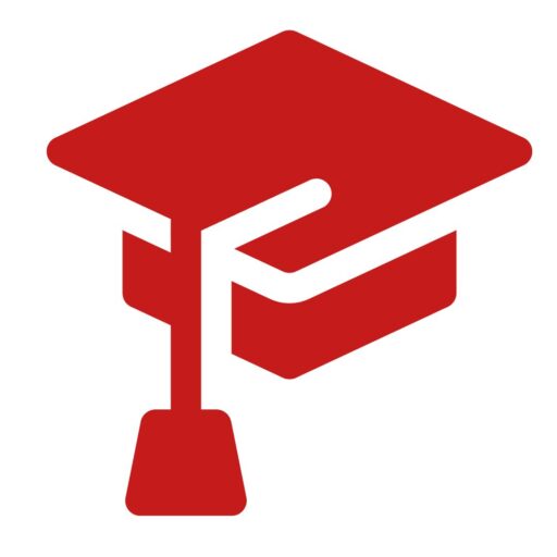 About Us Cropped Red And White Modern School Admission Instagram Post